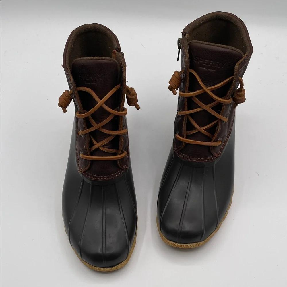 Sperry Women’s Waterproof Duck Boots Size 8 Dark Brown - Picture 16 of 16
